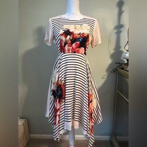 Anthropologie Striped Floral Dress, 2
